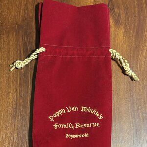 Pappy Van Winkle Family Reserve 20 Year Red Velvet Bag